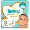 Pampers Premium Care Size 3 eldobható pelenkák 6-10 kg 60 db-Ár