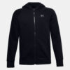 Páncél alatt Mikina UA RIVÁLIS FLEECE FZ KAPUCNIS-BLK