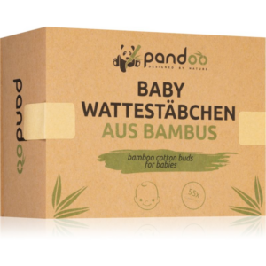 Pandoo Bamboo Cotton Buds for Babies fültisztítók gyermekeknek 55 db-Ár