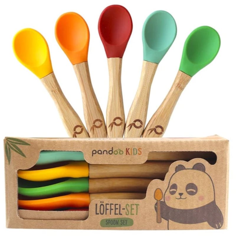 Pandoo Bamboo Spoon Set kiskanál gyermekeknek 5 db-Ár