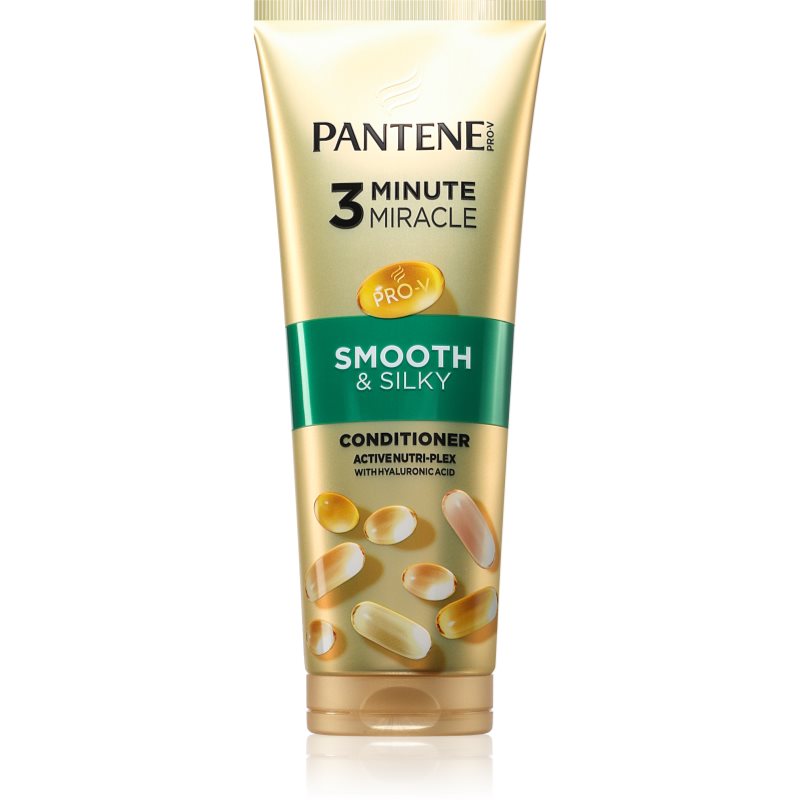Pantene 3 Minute Miracle Smooth&Silky mélyen tápláló három perces kondicionáló a károsult hajra 220 ml