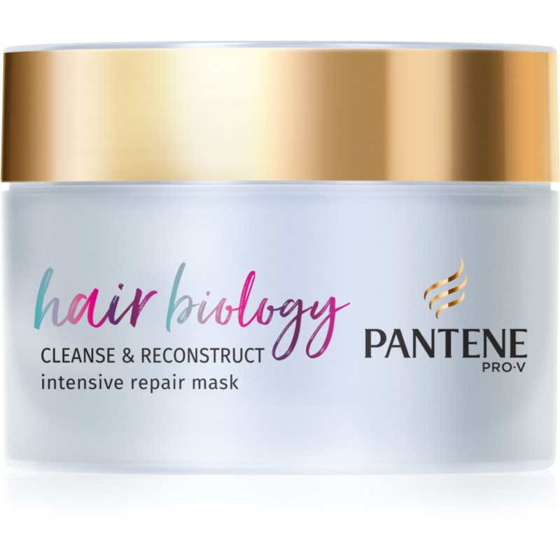 Pantene Hair Biology Cleanse & Reconstruct haj maszk zsíros hajra 160 ml-Ár