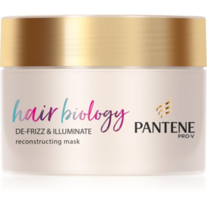 Pantene Hair Biology De-Frizz & Illuminate haj maszk száraz és festett hajra 160 ml-Ár