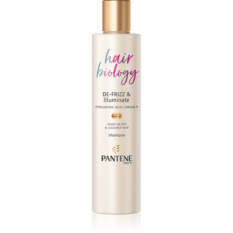 Pantene Hair Biology De-Frizz & Illuminate sampon száraz és festett hajra 250 ml-Ár