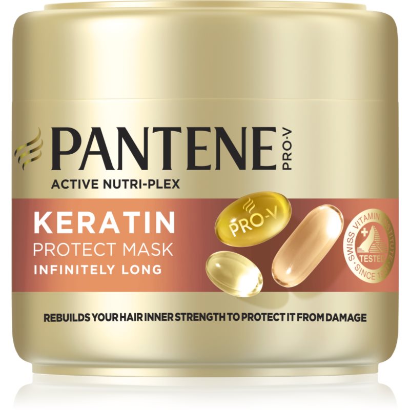 Pantene Pro-V Active Nutri Plex Infinitely Long keratinos maszk száraz és sérült hajra 300 ml-Ár