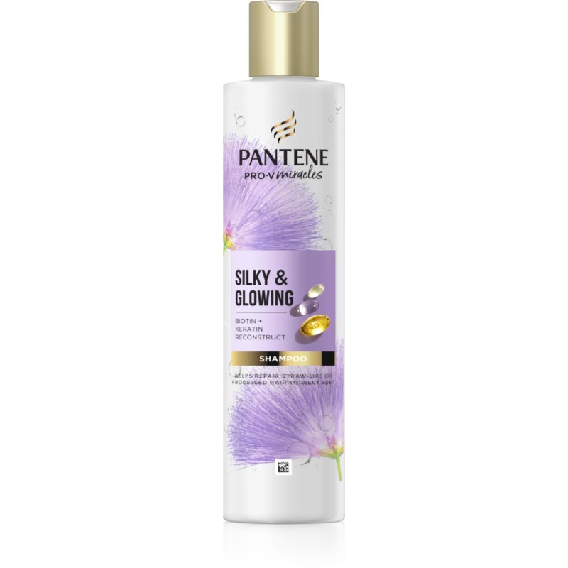 Pantene Pro-V Miracles Silky & Glowing megújító sampon keratinnal 250 ml-Ár