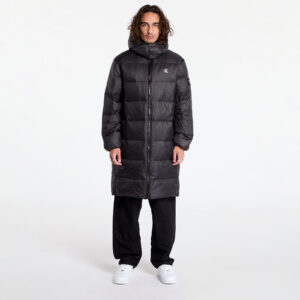Parka Calvin Klein Jeans Essentials Down Long Jacket Black L-alacsony-ár
