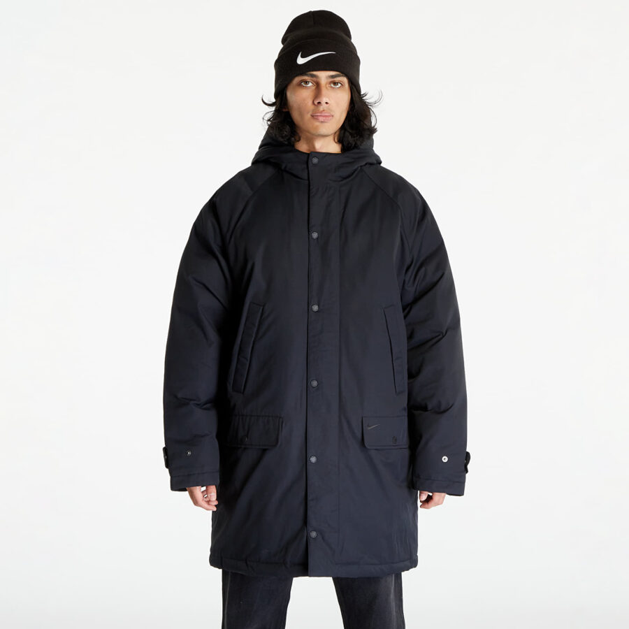 Parka Nike Life Men's Insulated Parka Black/ Black S-alacsony-ár
