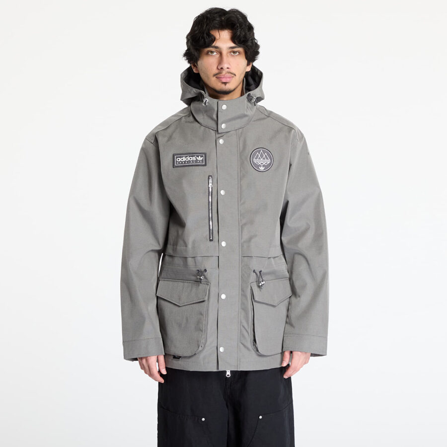 Parka adidas Originals Spezial F.C. Anorak Jacket Dove Grey S-alacsony-ár