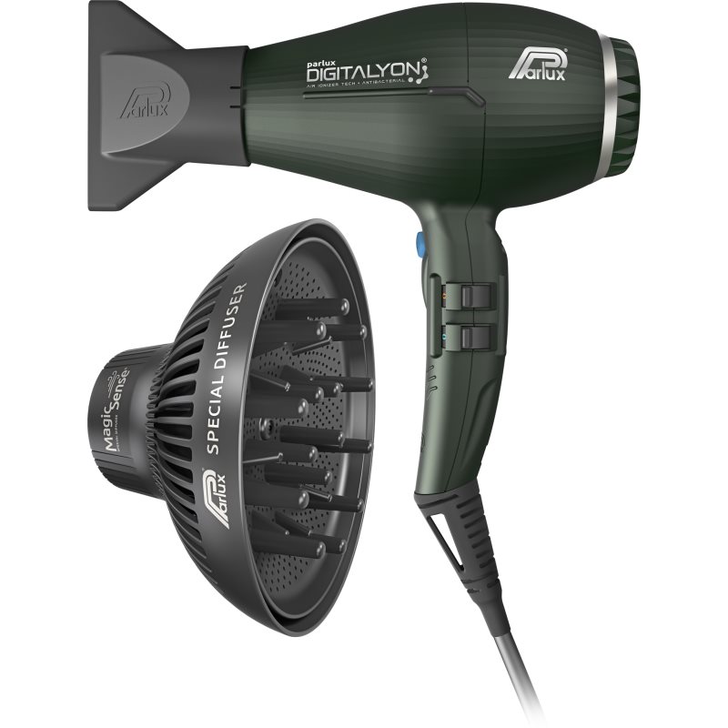 Parlux Digitalyon + Magic Sense hajszárító + diffúzor Antracit 1 db-Ár
