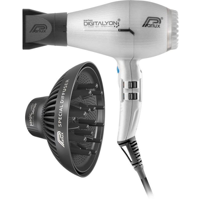 Parlux Digitalyon + Magic Sense hajszárító + diffúzor Silver 1 db-Ár
