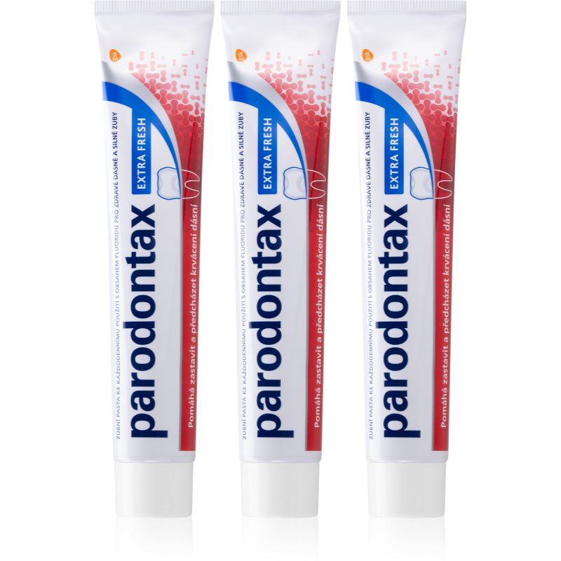 Parodontax Extra Fresh fogkrém ínyvérzés ellen 3 x 75 ml-Ár