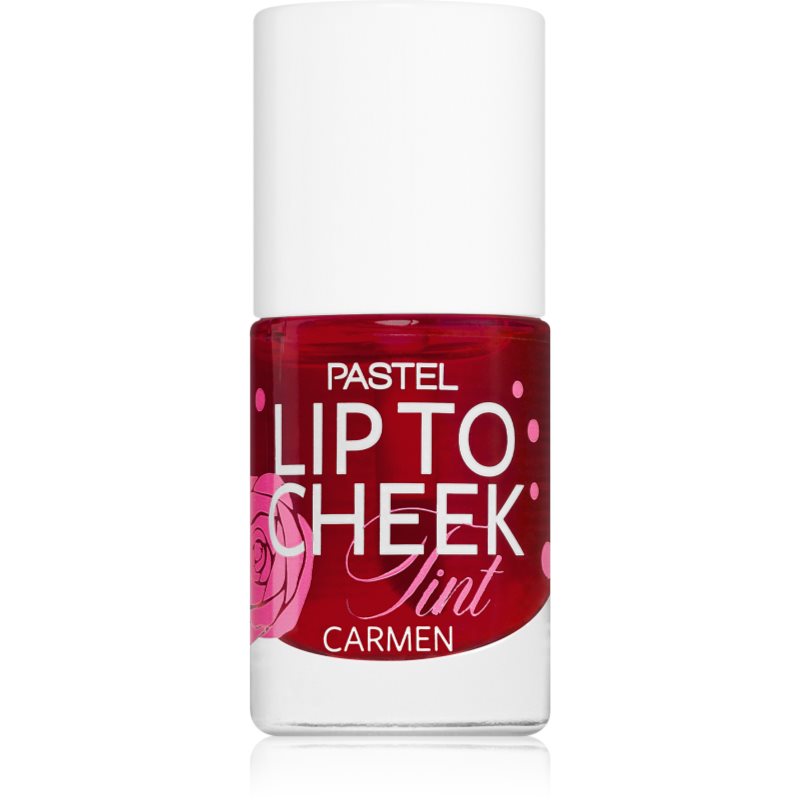 Pastel Lip To Cheek Tint folyékony arcpirosító az arcra és a szájra árnyalat 01 Carmen 9