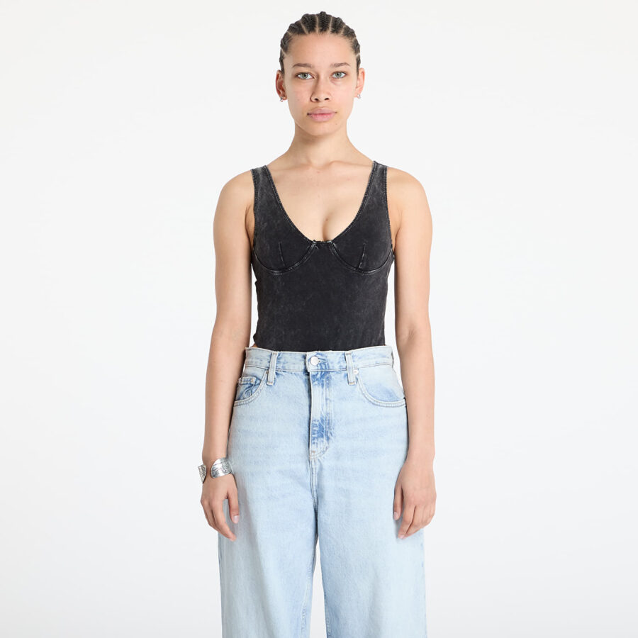Patta Femme Acid Wash Bodysuit Black XS-alacsony-ár