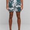 Patterned Swimsuit Shorts Palm Leaves