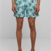 Patterned Tropical Bird Swimsuit Shorts AOP
