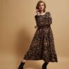 Patterned midi dresses