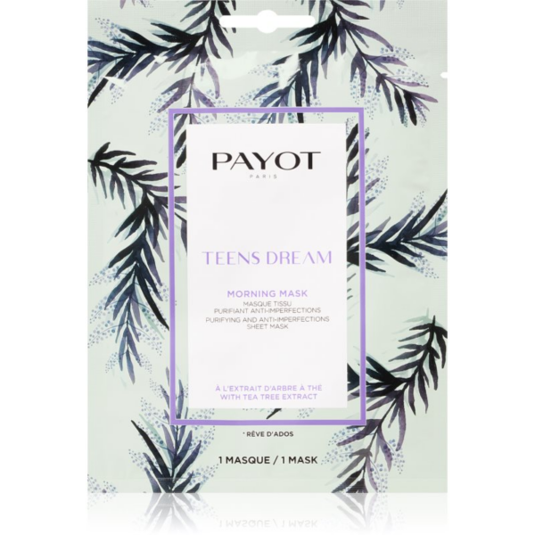 Payot Morning Mask Teens Dream arcmaszk tisztító és frissítő hatással kombinált és zsíros bőrre 19 ml-Eredeti