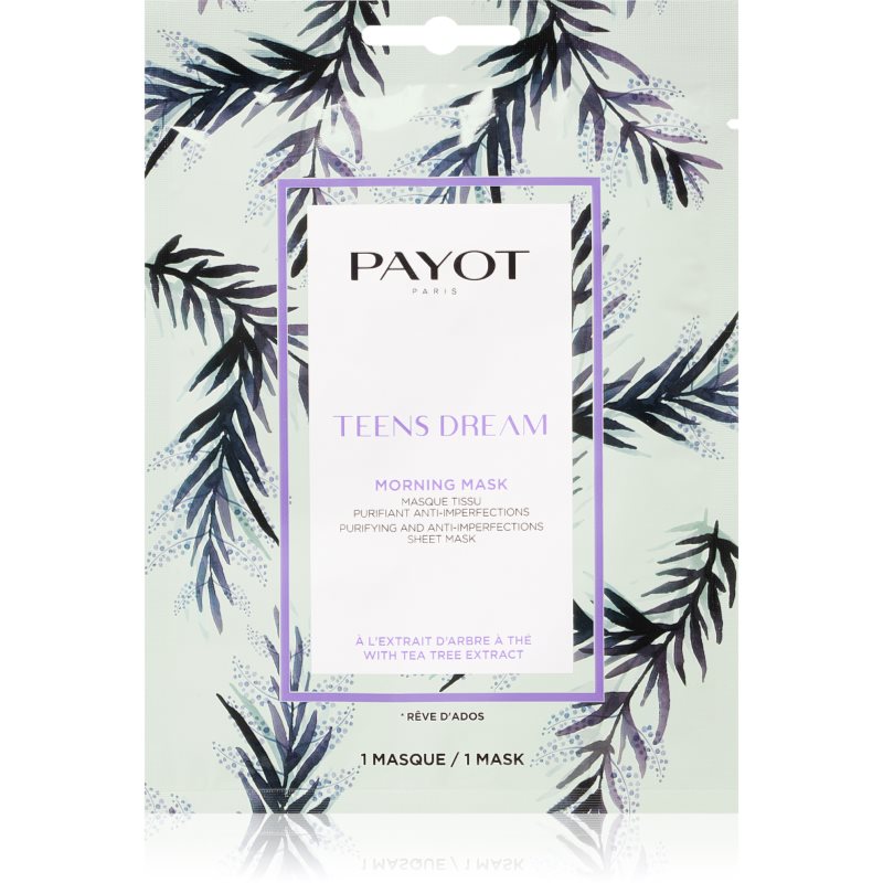 Payot Morning Mask Teens Dream arcmaszk tisztító és frissítő hatással kombinált és zsíros bőrre 19 ml-Eredeti