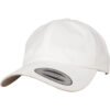 Peached Cotton Twill Dad Cap White