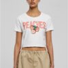 Peaches Cropped Tee White