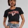 Peaches Cropped Tee black