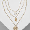 Pearl Basic Necklace - Gold Colors