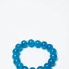 Pearl bracelet on an elastic band sapphire