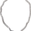 Pearl necklace - silver colors