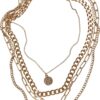 Penumbra necklace - gold color