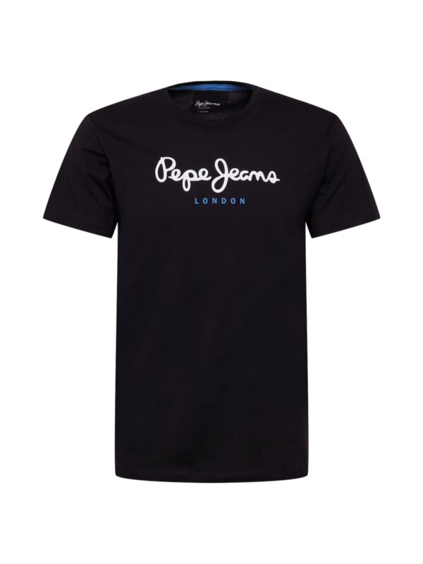 Pepe Jeans Póló 'Eggo'  kék / fekete / fehér-hu