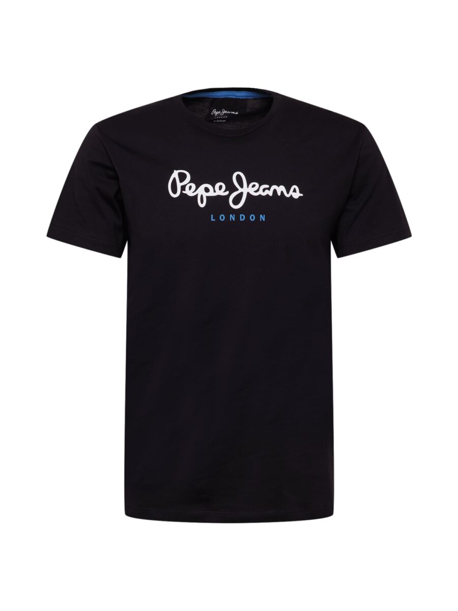 Pepe Jeans Póló 'Eggo'  kék / fekete / fehér-hu