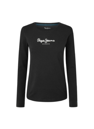 Pepe Jeans Póló 'New Verginia'  fekete / fehér-Hungary