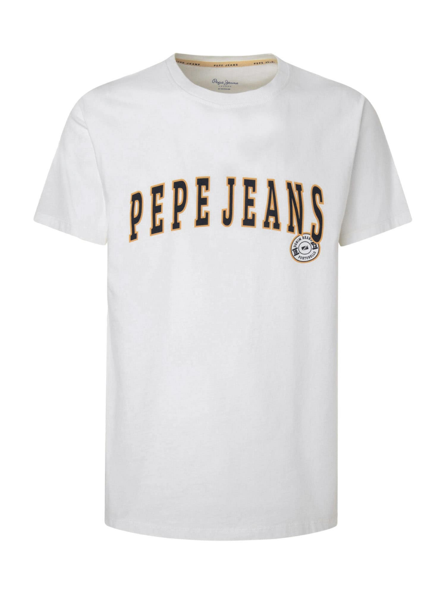 Pepe Jeans Póló 'RONELL'  sötétkék / sárga / fehér-Hungary