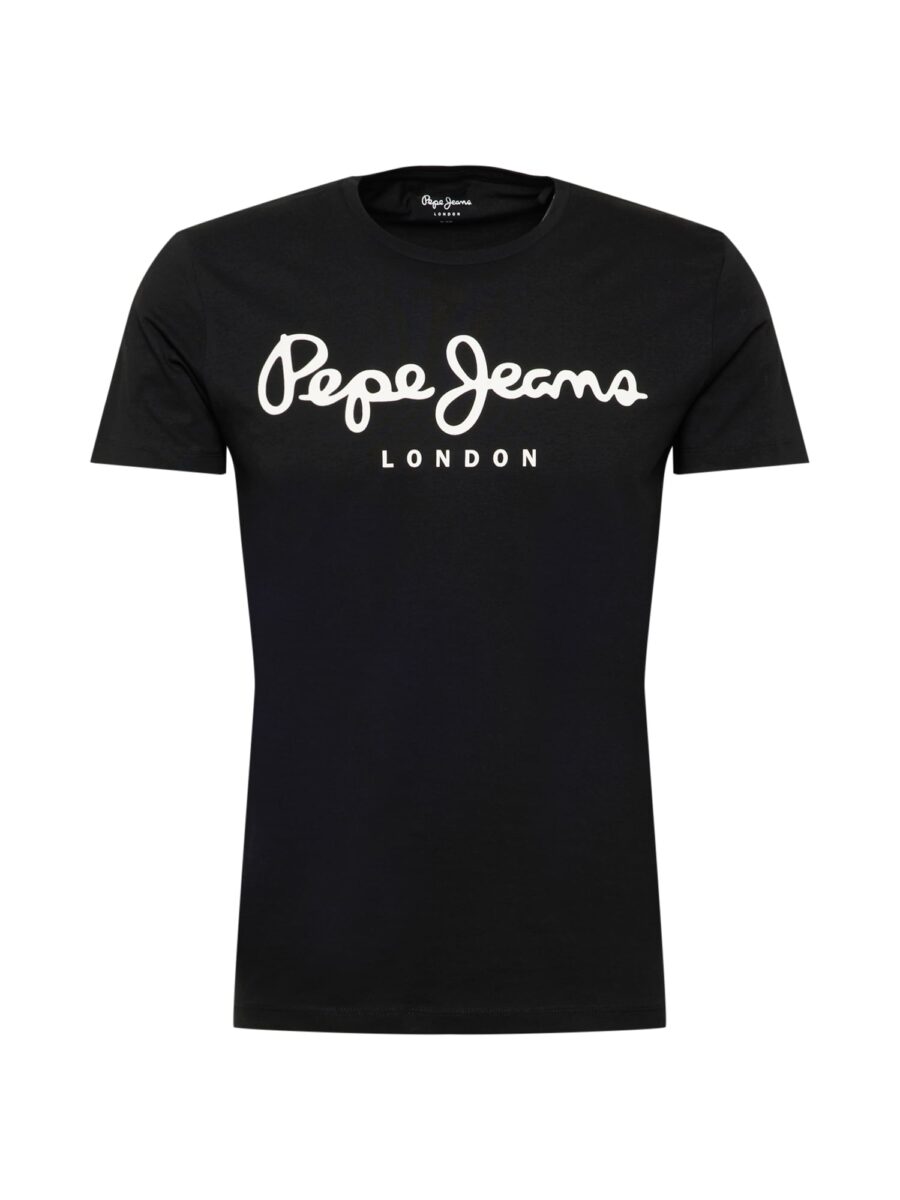Pepe Jeans Póló  fekete / fehér-hu