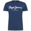 Pepe Jeans Póló  tengerészkék / fehér-hu