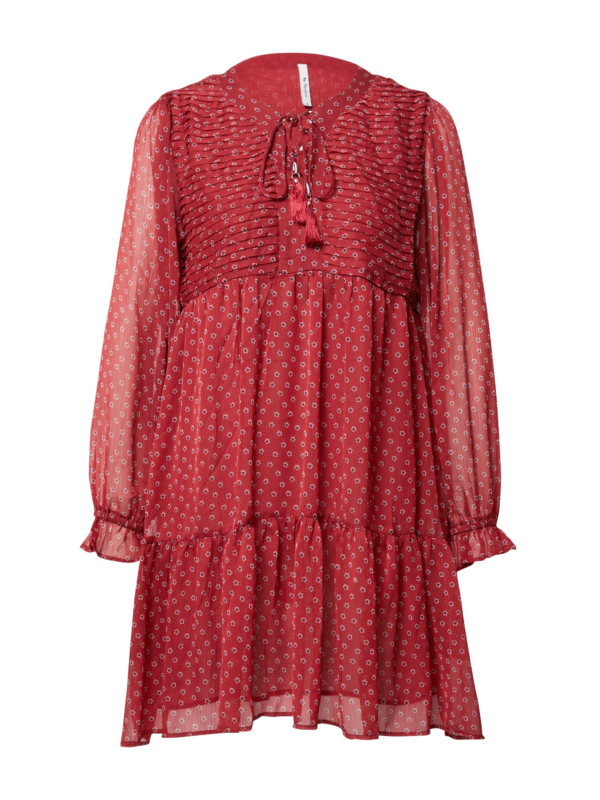 Pepe Jeans Ruha 'Eleonora'  bordó / borvörös / fehér-Hungary