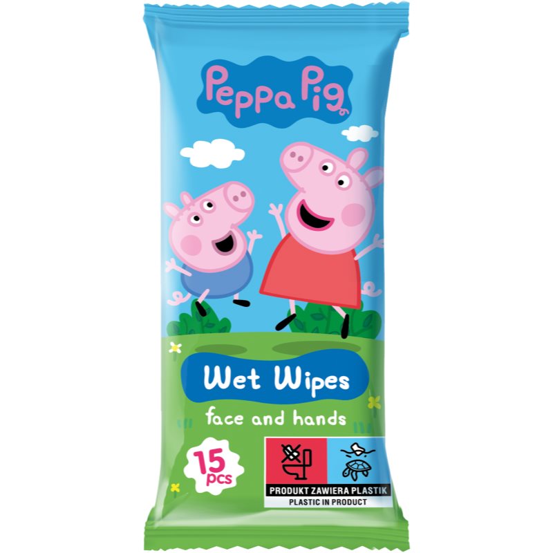 Peppa Pig Wet Wipes nedves törlőkendő gyerekeknek 15 db-Ár