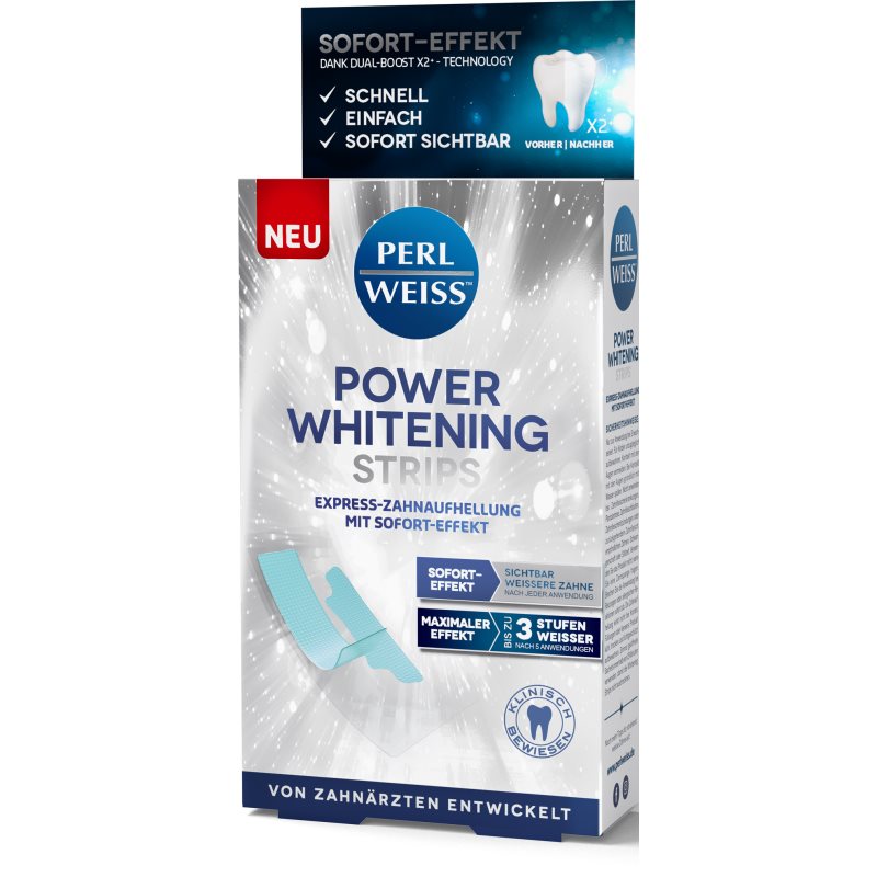Perl Weiss Power Whitening Strips fehérítő fogselyem 5x2 db-Ár