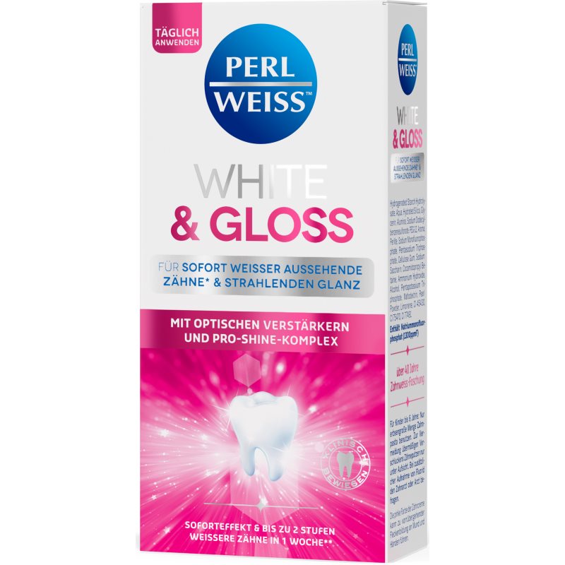 Perl Weiss White & Gloss fehérítő fogkrém 50 ml-Ár