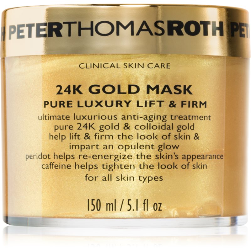 Peter Thomas Roth 24K Gold Mask luxus feszesítő maszk arcra lifting hatással 150 ml-Eredeti