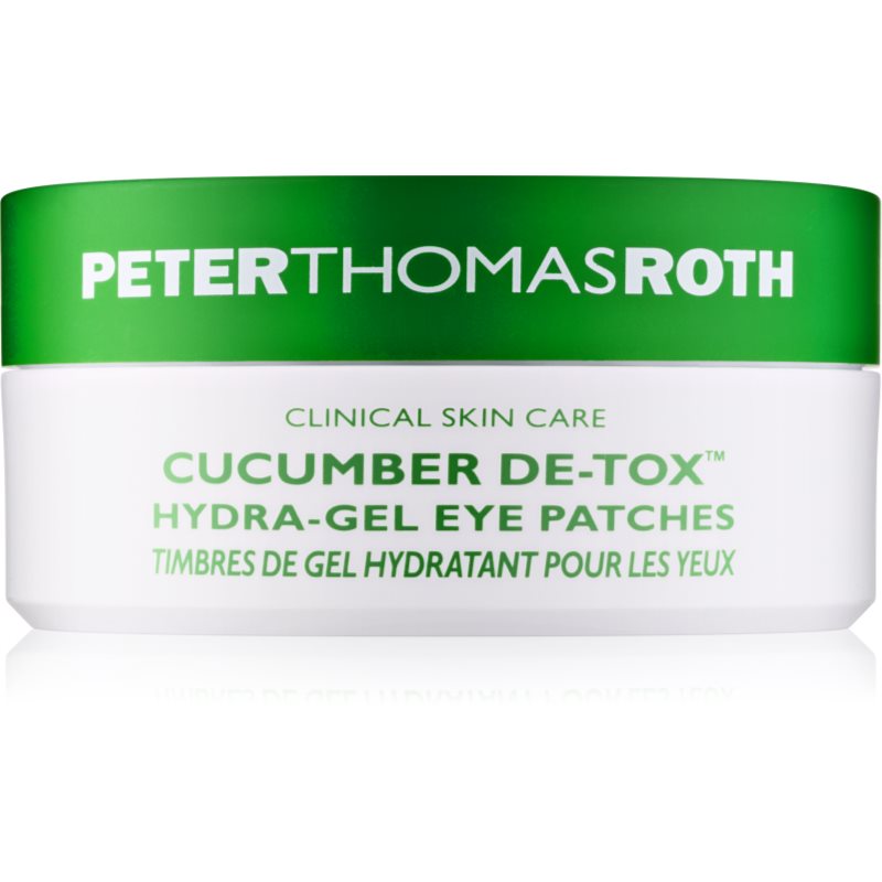 Peter Thomas Roth Cucumber De-Tox Hydra-Gel Eye Patches hidratáló gél maszk szemre 30 Pairs 60 db-Eredeti