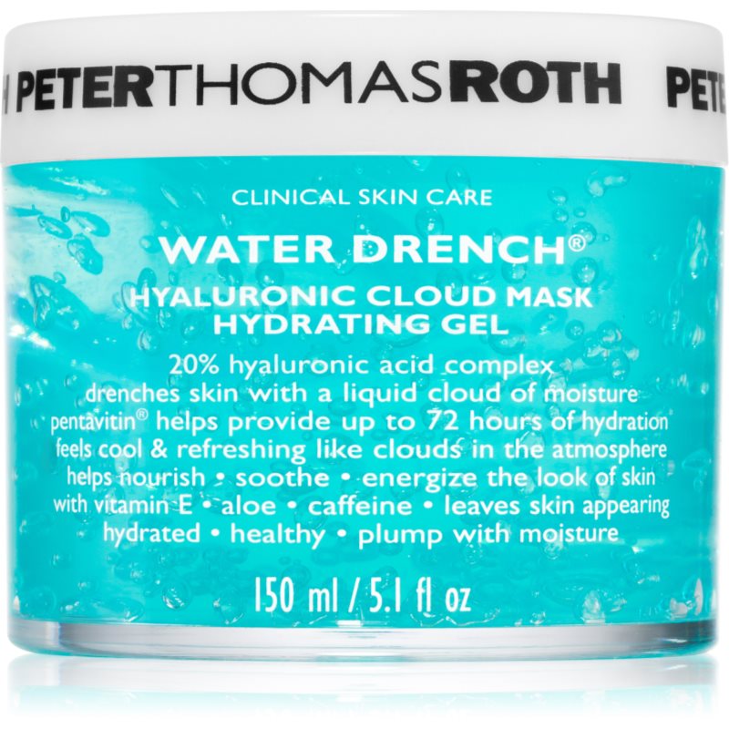Peter Thomas Roth Water Drench Hyaluronic Cloud Mask Hydrating Gel hidratáló gél maszk hialuronsavval 150 ml-Ár