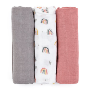 Petite&Mars Moussy mosható pelenkák Rose Rainbows 68 x 68 cm 3 db-Ár