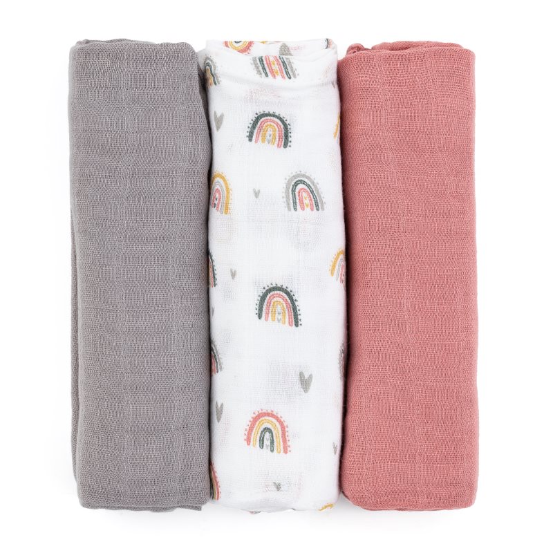 Petite&Mars Moussy mosható pelenkák Rose Rainbows 68 x 68 cm 3 db-Ár