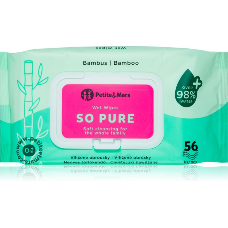 Petite&Mars So Pure nedves törlőkendők gyermekeknek 4x56 db-Ár