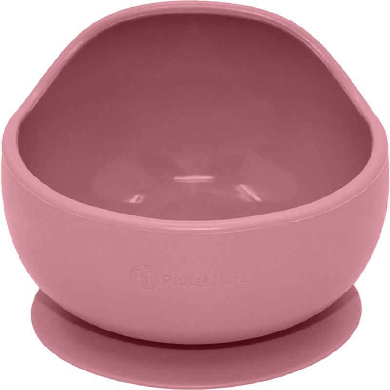 Petite&Mars Take&Match Silicone Bowl tálka tapadókoronggal Dusty Rose 6 m+ 360 ml-Ár