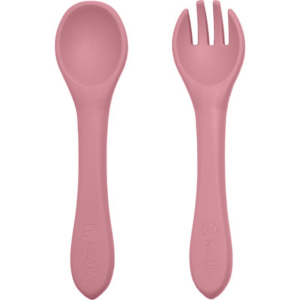Petite&Mars Take&Match Silicone Cutlery étkészlet Dusty Rose 6 m+ 2 db-Ár