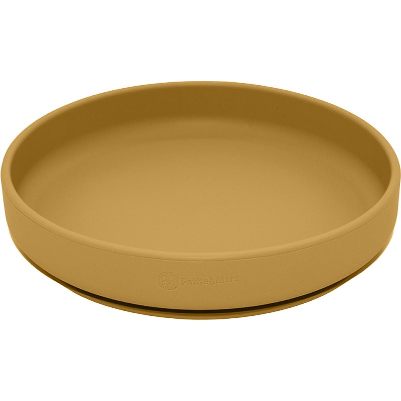 Petite&Mars Take&Match Silicone Plate tányér tapadókoronggal Intense Ochre 6 m+ 1 db-Ár