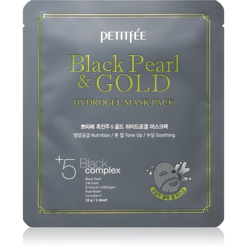 Petitfée Black Pearl & Gold intenzív hidrogélmaszk 24 karátos arannyal 32 g-Ár